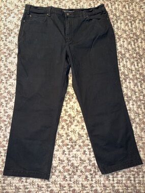 Duluth Trading Flex Fire Hose Black 44x30 Jeans